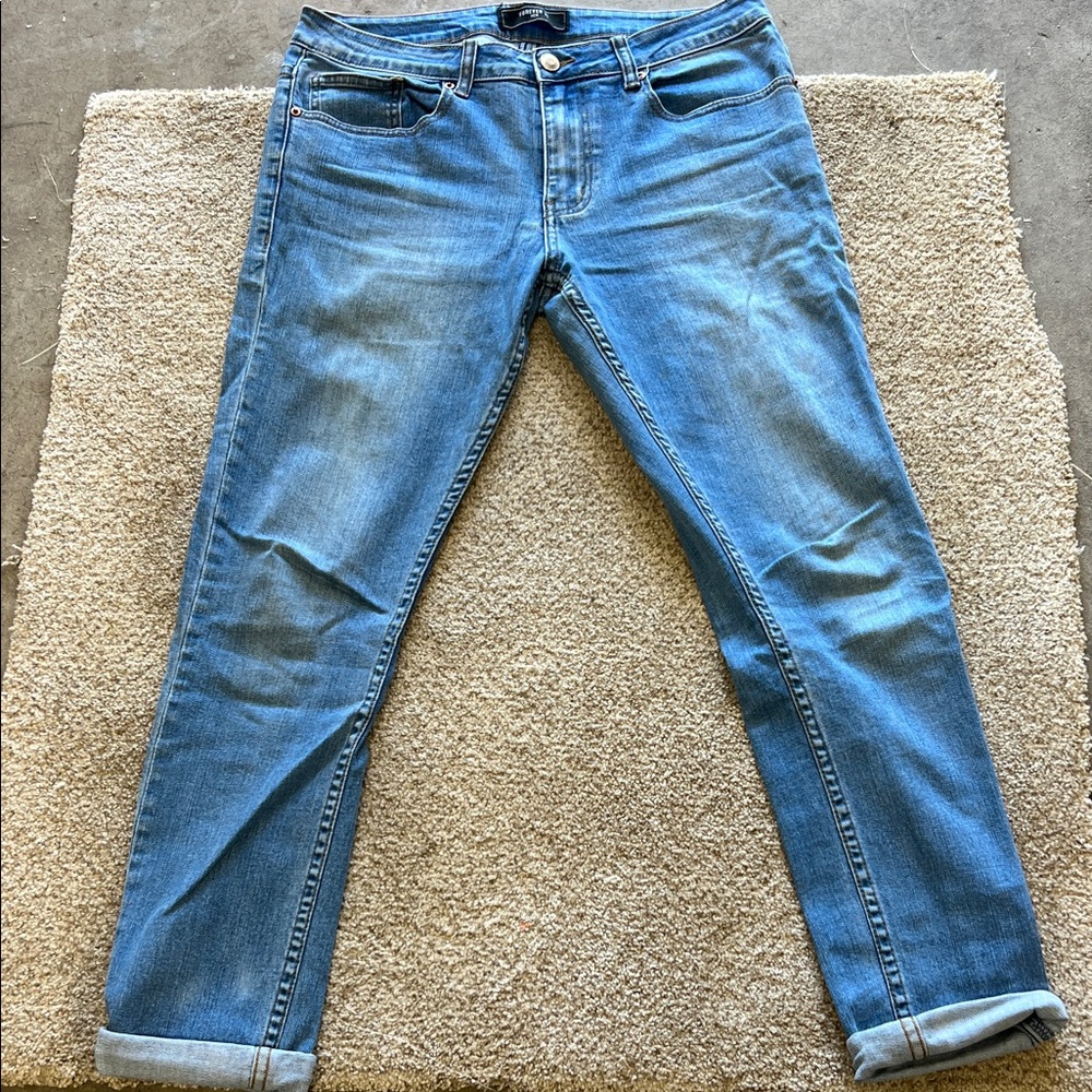 Forever 21 Light Blue Slim Jeans